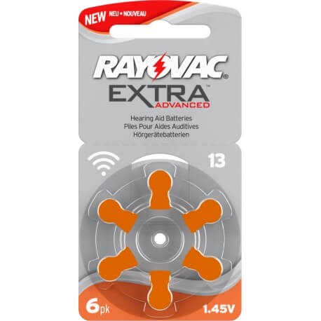 Rayovac Extra Advanced misura 13 PR48 Colore Arancione