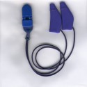 Ear Gear Mini Curved con corda Blu